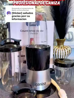 Respuesta a @Marta victoria Beritan Ganiza professional smoothie blender 900W motor 25000 rpm suitable for frozen fruits and ice multi-functional countertop blender dishwasher safe food processor similar to Juicer Machine Blade for Smoothies Juices & More,home essentials ##tiktokshopsummersale