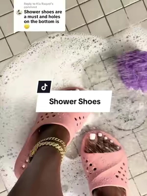 Replying to @Kia Raquel thes shower shoes are so versatile! They great for travel, at the gym, at home, and college students living in dorms. #showershoes #travelessentials #cruiseessentials #dormessentials #showertok 