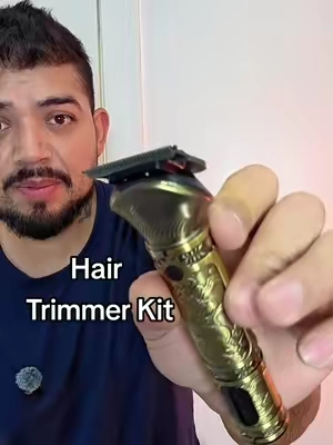 Vintage Dragon T9 Men's Hair Trimmer Kit - Professional 0-Gap Barber Clipper with LCD Display, Adjustable Speed,Cordless Rechargeable Long-Lasting Grooming Set for Beard, Hairline #trimmer #shaver #barber @SJWENMR 
