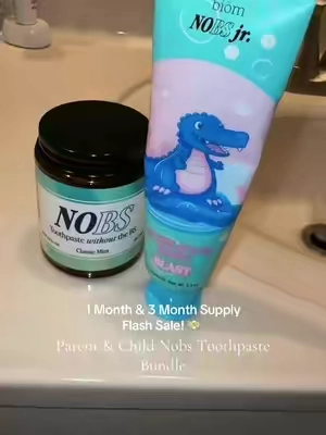 The only toothpaste we use in this house anymore by NOBS! The absolute best 