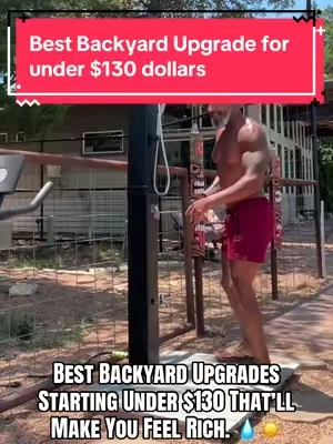 Luxury isn’t always about spending more… sometimes it’s about upgrading how you live. Imagine finishing a workout, mowing the lawn, jumping in the pool, or working in the garden… then rinsing off under your own solar-heated outdoor shower. No muddy footprints. No running through the house. Just clean, warm water and backyard resort vibes. Starting at under $130, this is one of those upgrades that makes your home feel like a vacation every single day. ☀️ Solar-heated water 🚿 Perfect for pools, hot tubs, gardens, and outdoor gyms 🏡 Turns your backyard into a private retreat 💰 Luxury feel without the luxury price tag Because sometimes the richest feeling isn’t having more… it’s enjoying what you already own. #BackyardUpgrade #OutdoorLiving #PoolLife #SummerVibes #BackyardGoals 