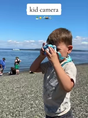 He gets so excited to take pictures!! So fun to see what they love 🥹 #toddlermom #toddler #vacations #musthaves #summeractivities 