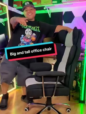 Big and tall office chair  #officechair #bigandtallchair #computerchair #chair #tiktokshopsummersale 