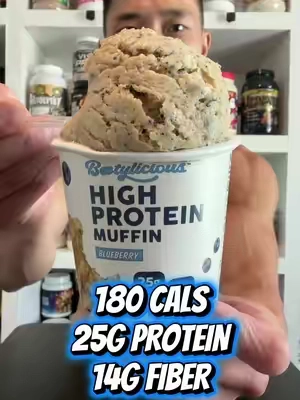 High protein, high fiber, low calorie muffin  @Bootylicious Muffins #proteinmuffin 