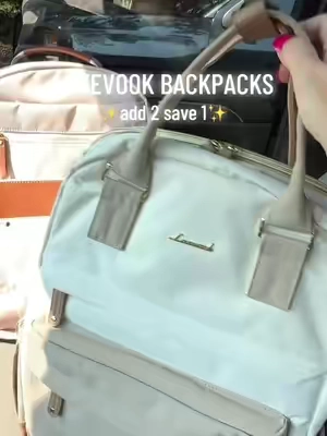 Love the two Lovevook laptop backpacks that I got @LOVEVOOK #tiktokshopcreatorpicks #lovevook #backpack #bookbag #laptopbackpack 