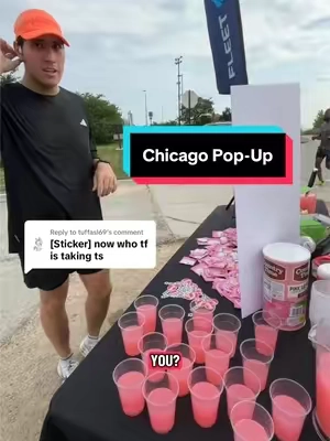 Replying to @tuffasl69 you miss 100% of the shots you don’t take 🧂 shoutout to this guy who gave us a try during his long run at our pop up! #saltstick #electrolytes #marathontraining #Running #chicago 