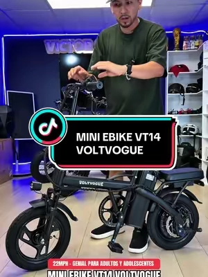Mini Ebike Voltvogue VT14 22mph #tiktokshopcreatorpicks #tiktokshopsummersale #ebike #miniebike 