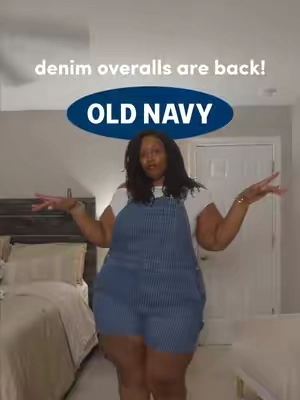 Denim overalls are back, and this short version is such an easy warm-weather outfit 💙 You get the comfort of shorts with the convenience of a one-piece look, and all you need underneath is a basic tee, tank, or bodysuit. Add sneakers or sandals and you have an effortless outfit for errands, travel days, festivals, cookouts, or casual weekends. This is also one of those pieces you can keep restyling with different tops, shoes, and accessories, which makes it much more useful than a one-look purchase. Are you happy overalls are back, or did you leave them in the past? Tap the 🛒 to shop #overalls #summeroutfits #denim #jeans #plussize 