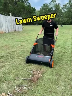 Make seasonal yard cleanup faster with a VEVOR lawn sweeper designed for lawns, sidewalks, and driveways. #vevorsuperbrandday #tiktokshopsummersale #summerfinds #GardenTools #LawnMaintenance 