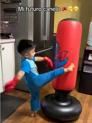 🥰🥊 #punchingbag #fypシ #boxinglife #boymoms #kidsoftiktok 