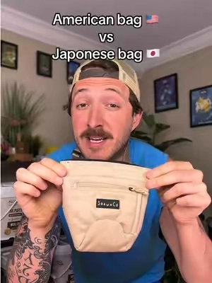 American vs Japanese dog bag, which is better? #dog #shawnco #dogs #dogbag #dogwalk 