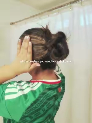 #slickback #slickbackbrush #hairtok #slickbackbun #slickbacktutorial 