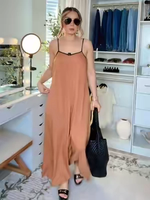 #maxidress #longdress #vestidolargo #linendress #beachdress 