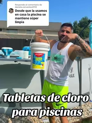 Respuesta a @daniela.cervantes0112  Tabletas de cloro PROFELIZ de 3 pulgadas para piscinas #pool #tiktokshopsummersale #sales #summerwins #summersales 