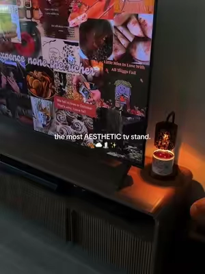 brings the whole vibe together #furniture #tvstand #livingroomdecor 