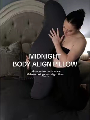 Snuggle this all night long and get the best sleep of your life! #snuggles #bodypillow #darkasthetics #moodyaesthetic #mellowsleep @Mellow Sleep 