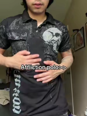 Affliction polo go crazy #affliction #afflictionshirts #afflictionclothing 
