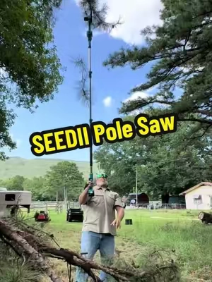 This Pole Saw is Ultra Light!  SEESII 2-in-1 6 Inch Cordless Pole Saw ##polesaw ##pruning ##yardwork ##chainsaw ##tiktokshopsummersale