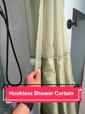 The Japanese just do it better….#hooklessshowercurtain #japanese #tiktokshopcreatorpicks #showercurtain #shower 