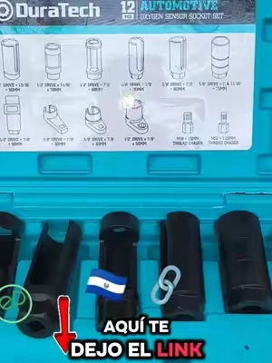 #fathersdaygift DURATECH  O2 Oxygen Sensor & Oil Pressure Socket Set, 1/2" 3/8" Drive x 22mm (7/8") 27mm 29mm Oxygen Socket Wrench, O2 Sensor Remover Removal Tool #DealsforYourDays #summerfinds #oxygensensorsocket #duratech 
