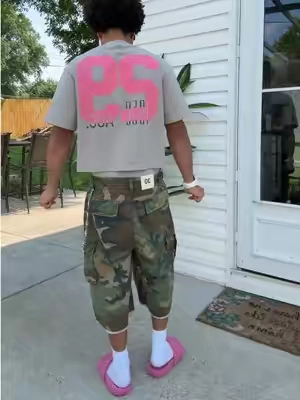 These the ones fr 😮‍💨 #mnml #cargoshorts #shorts #streetwear #camo 