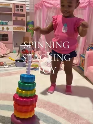 #developmentaltoys #spinningstackingtoy #montessori #toysfortoddlers 