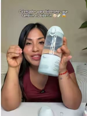 En este calentador para biberones no solo puedes calentar agua o leche materna si no que lo puedes utilizar como biberón, calienta súper rápido y la batería dura muchísimo, SÚPER RECOMENDADO @Grownsy  #bottlewarmer #babybottlewarmer #biberon #lactancia #firsttimemom 
