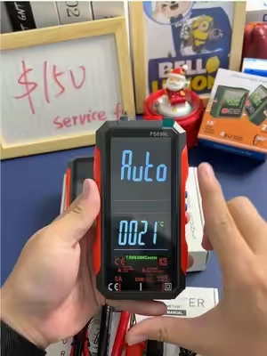 Multímetro inteligente de alta precisión para profesionales y aficionados.#videowave #electricalwork #HomeElectricalTest #multimerica #smartmultimeter 