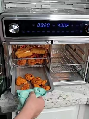 Hornos electricos de dos puertas, oven aire fryer 
#oven 
#airfryer 
#hornoeletrico 
#tiktokshopcreatorpicks 
#freidoradeaire 