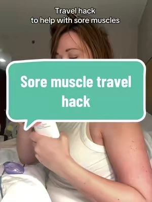 If you don’t sleep well in different places, the mouse strips also help sleep without making you feel groggy #travelhack #magnesium #soremuscles #flamingobigdeal @Flamingo 