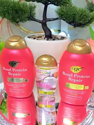 #ogxbeauty #ogxbondproteinrepair #bondrepairhairtreatment #ogx #organix  @OGX Beauty 