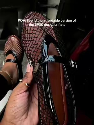 I’m in love with these flats. I literally got a white pair after getting this black pair. The quality is soo good. #blackflats #luxuryshoes #balletflats #maryjaneshoes 