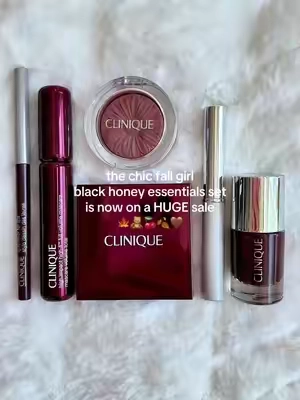 on sale & the price PER item is insanely LOW 🍒🍂🍯 #clinique #blackhoney #fallaesthetic #tiktokshopcreatorpicks  #tiktokshopsummersale @Clinique  Disclaimer: Final price, shipping costs, coupons, and discounts may vary and are subject to change at any time. Always check the TikTok Shop listing for the latest details. Results may vary. Video posted on 7/30/26. 