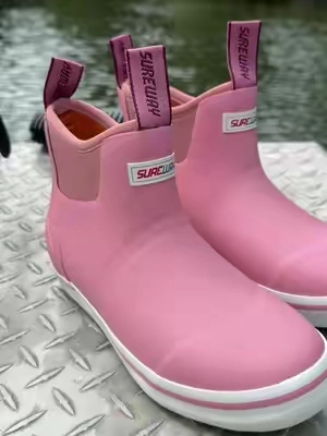 My favorite waterproof fishing boots are back in stock. True to size and very comfortable and lightweight. #waterproofboots #fishingboots #deckboots #rainboots 