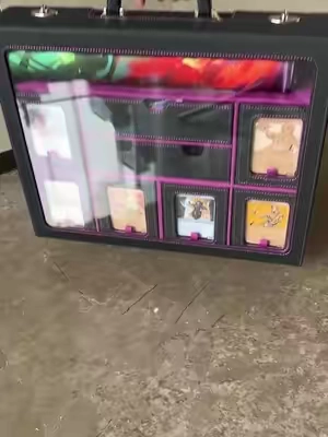 Here's how I keep my decks protected and ready to play❤️‍🔥😎#kabinka #giftguide #mtgcommunity #tcgcommunity #storagebox #mtgtiktok 
