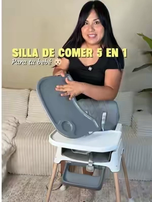 Silla de comer para tu bebé 5 en 1. #highchair #babyessentials #silladecomerbebes #babyshower #tiktokshopsummersale  @JOYMOR BRAVO 