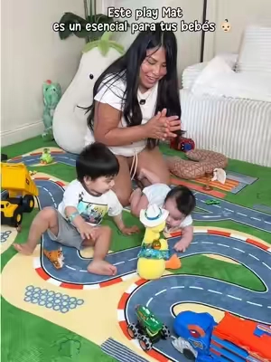 ¡Esta alfombra de juego ha sido la mejor compra tanto para mi hijo pequeño como para mi bebé! #summervibes #playmat #playmatforkids #babyplaymat #tiktokshopcreatorpicks @PapaMat Inc 