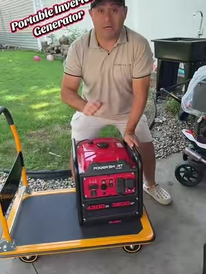 4300-4500 Watt Portable Inverter Generator, Gas Powered, CO-Sensor, Hurricane season, Lightweight and Emergency Backup, Camping, EPA #PortablelnverterGenerator #generatorForCamping   #tiktokshopcreatorpicks  #summerwins #TikTokShopSummerSale