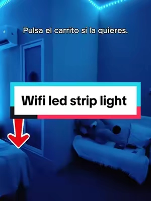 Tira de luces LED Wifi.😍🌈👇🏻#luces #lucesled #lucesdecolores #alexa #ledstriplights 
