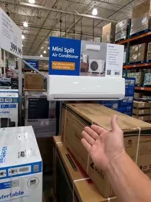 ¿Un sistema mini split completo por menos de $400?!#MiniSplit #AireAcondicionado #EnfriamientoHogareño #CalefacciónYRefrigeración #HallazgoDeAlmacén  