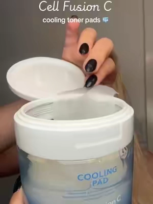 🧊 cooling toner pads @Cell Fusion C Global #cellfusionc #tonerpads #sunburnrelief #TiktokMadeMeBuylt #Kbeauty 
