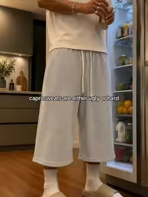this pair definitely hard #capris #sweatpants #baggyshorts #streetwear #OOTD 