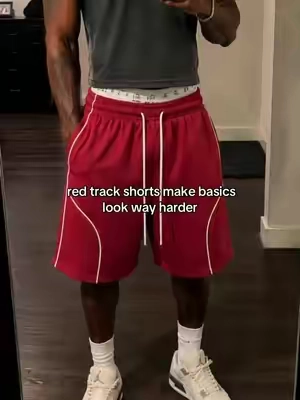 color carried fr #trackshorts #longshorts #baggyshorts #fitcheck #fyp 
