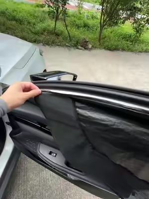 This magnetic car curtain is so much better than tint for privacy #cartint #windowntint #car #summervibes #carmusthaves