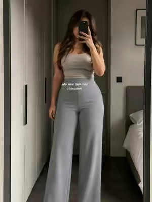 🤍#womenpants #womenfashion #sportlightfinds #outfit #OOTD 