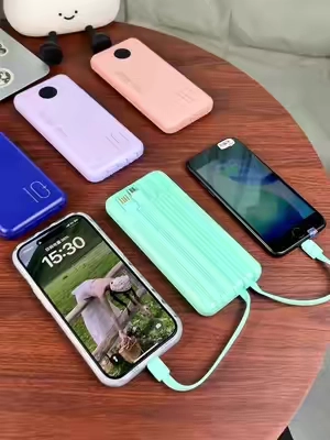 This power bank totally replaced all my chargers 😭 It has built-in cables, fast charging, and works with almost every device.🔋✨ #charmast #powerbank #portablecharger#SummerWins#SummerFinds