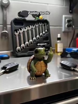 So lovely ☺️ 😍🤣 #3dfunny #turtle #mini #animals #tiktokshopcreatorpicks 