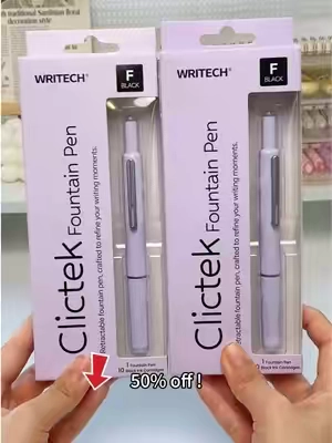Smooth like 🧈 now!!A fountain pen that clicks and respects lefties? Finally!😍The smooth glide is everything and I appreciate the fact that these are quick drying frfr.✨ #pen #stationery #cursive #journaling #tiktokmademebuyit 