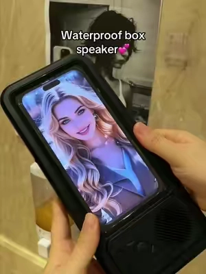 POV: Your shower just got a major upgrade. 🚿📱🎶 No more risking your phone around water! #BathroomFinds #TikTokMadeMeBuyIt #ShowerSpeaker #HomeGadgets #ttshop