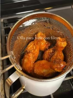 olla para freír con filtro, freidora de acero inoxidable, freidora con canasta, freír pollo, pollo crujiente, oil filter pot, deep fryer with basket, frying pot with filter, stainless steel fryer, kitchen gadgets PUCOHOUSE New Model Korean/Jap #TikTokShop #KitchenGadgets #DeepFryer #CookingHacks #PUCOHOUSE 